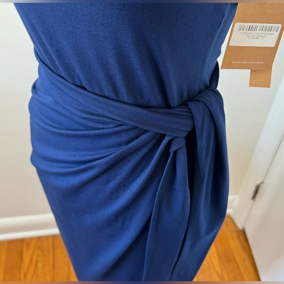 NWT Reformation Knit Wrap Dress Size M Color Danube - Picture 2 of 4